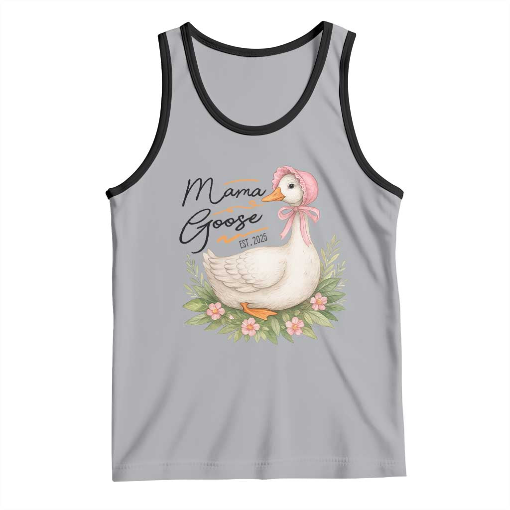 Mama Goose Est 2025 Tank Top Retro New Mom Mothers Day
