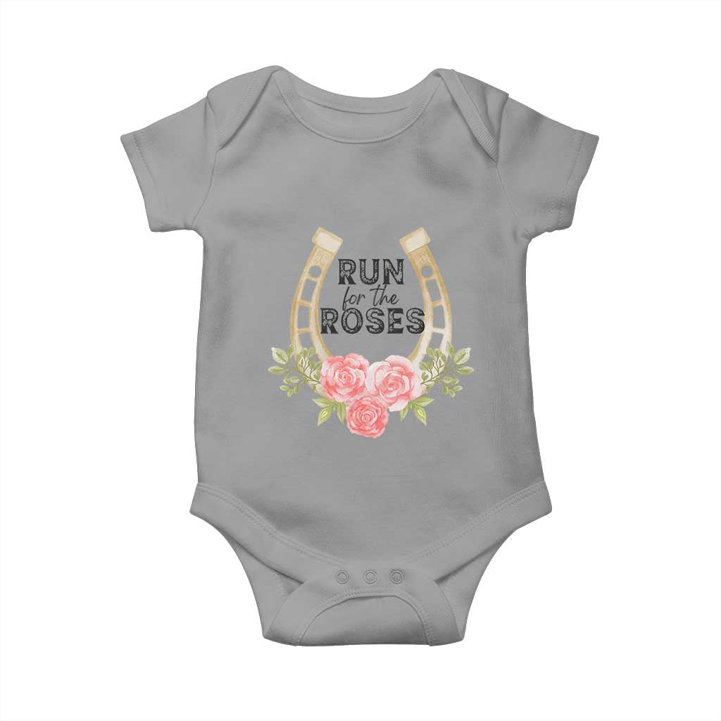 Ky Derby Horse Racing Baby Onesie Horses and Roses