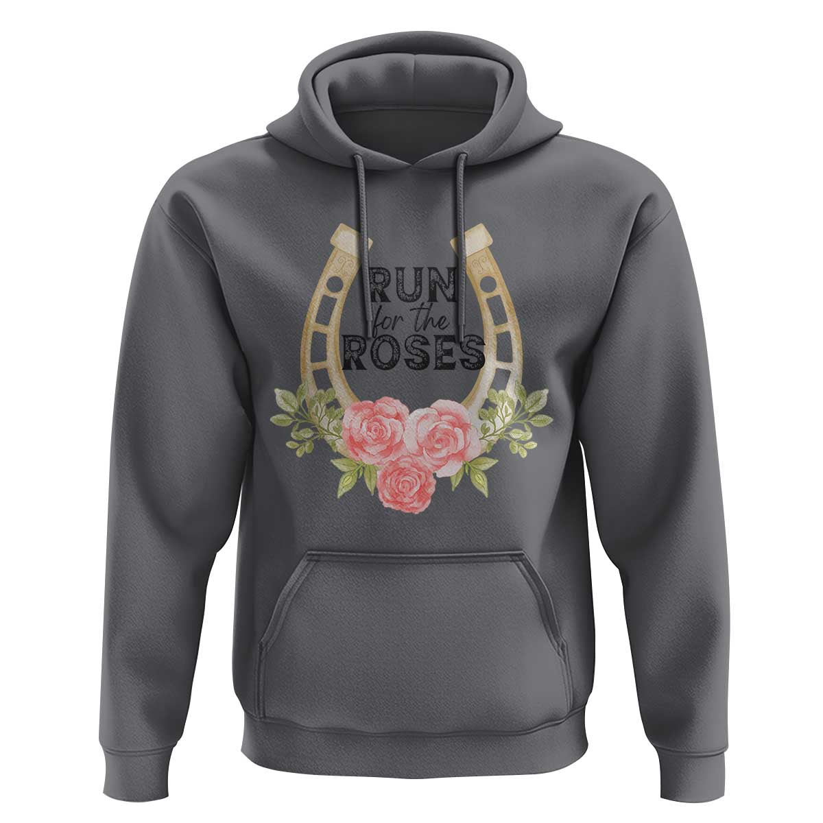 Ky Derby Horse Racing Hoodie Horses and Roses