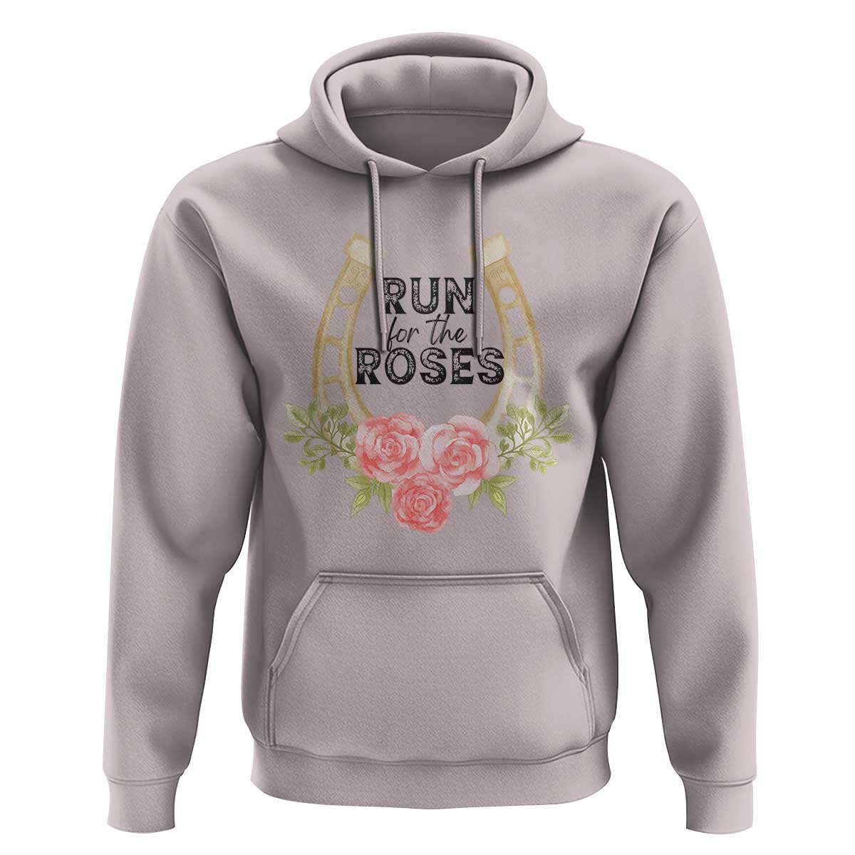 Ky Derby Horse Racing Hoodie Horses and Roses