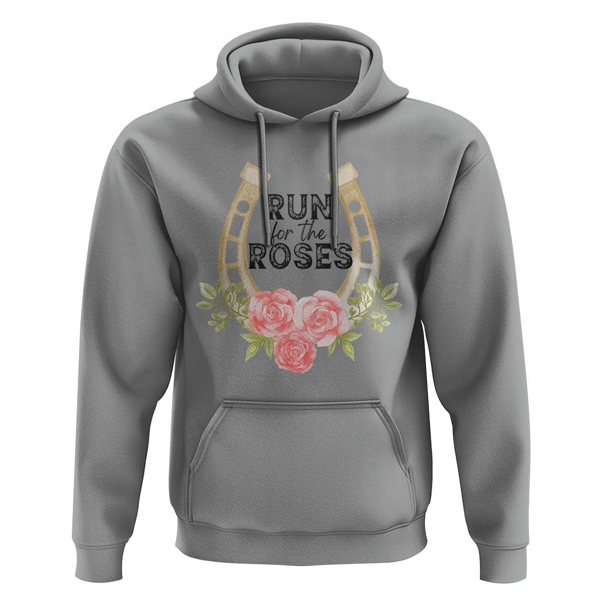 Ky Derby Horse Racing Hoodie Horses and Roses