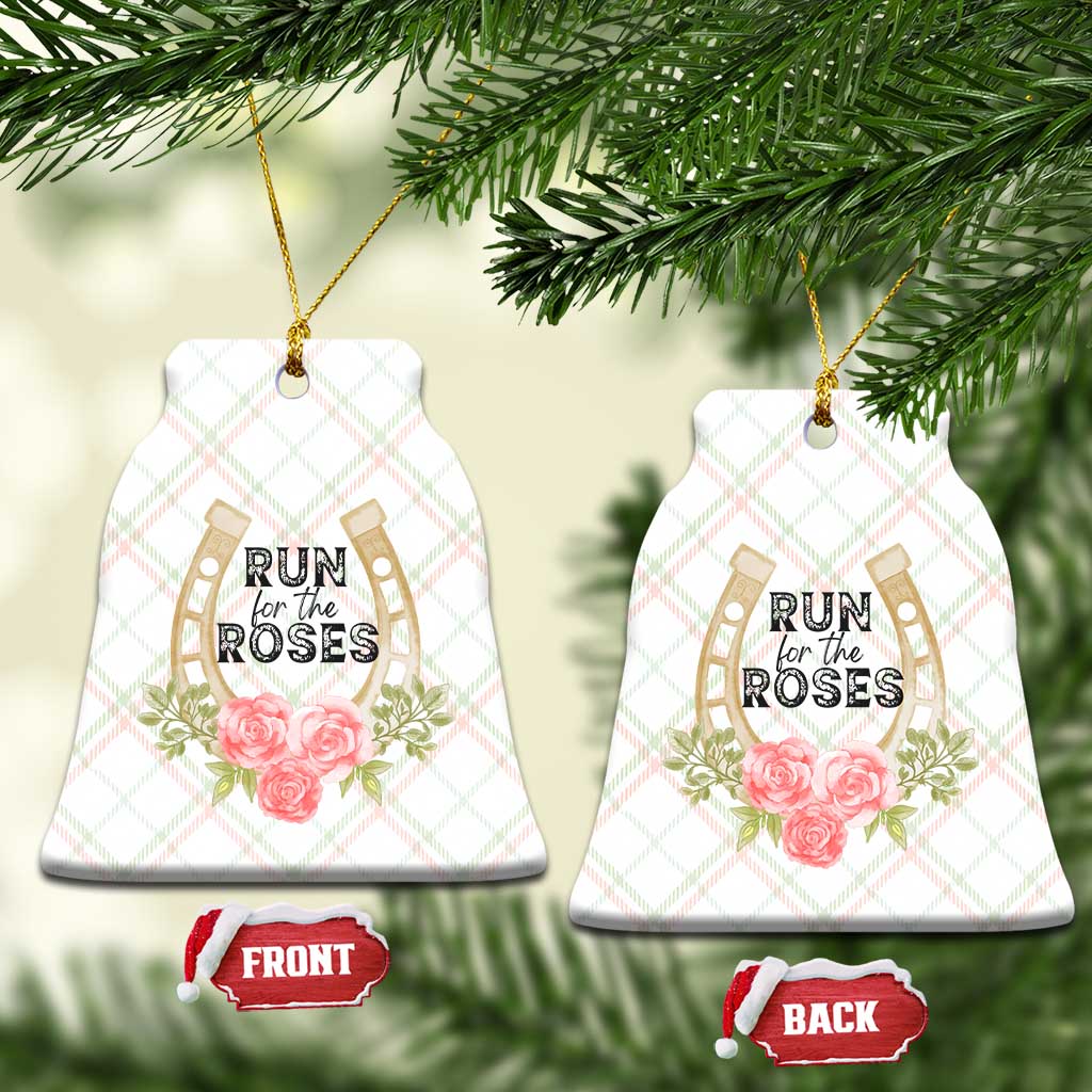 Ky Derby Horse Racing Ceramic Ornament Horses and Roses - Wonder Print Shop