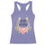Ky Derby Horse Racing Racerback Tank Top Horses and Roses