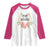 Ky Derby Horse Racing Raglan Shirt Horses and Roses
