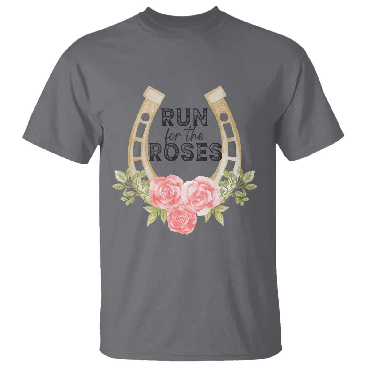 Ky Derby Horse Racing T Shirt Horses and Roses