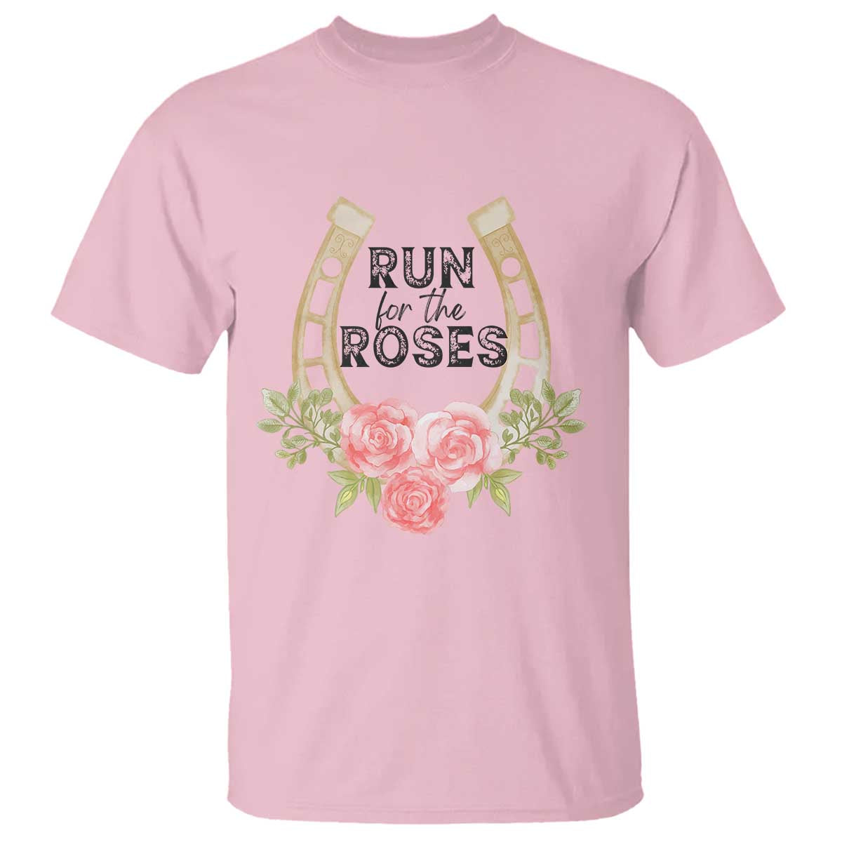 Ky Derby Horse Racing T Shirt Horses and Roses