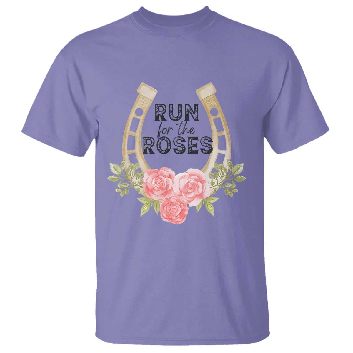 Ky Derby Horse Racing T Shirt Horses and Roses