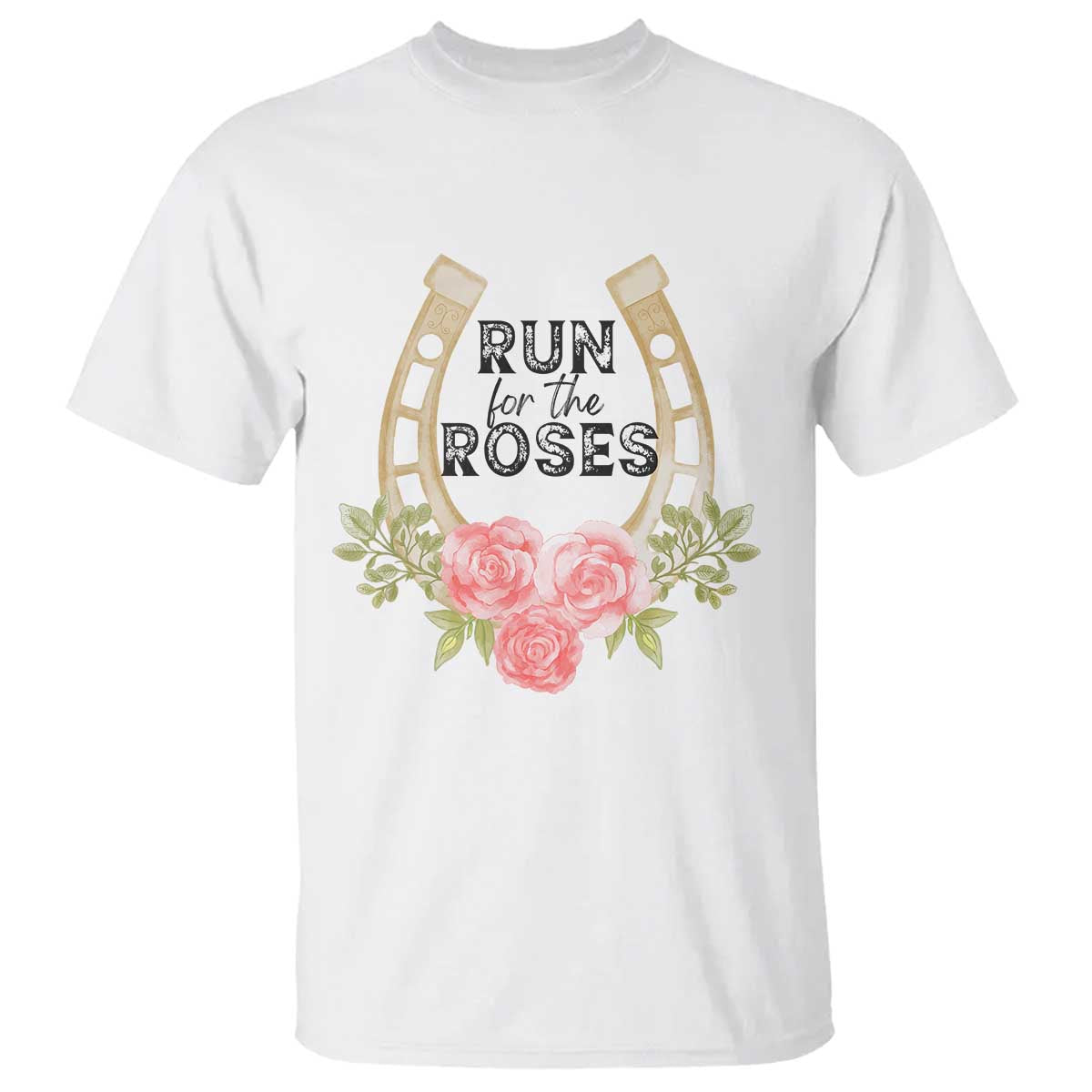 Ky Derby Horse Racing T Shirt Horses and Roses