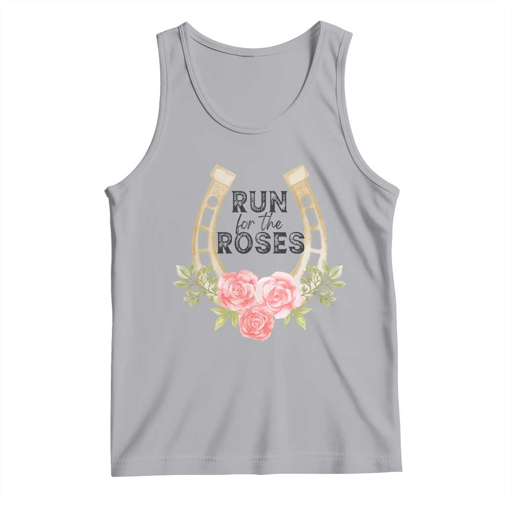 Ky Derby Horse Racing Tank Top Horses and Roses