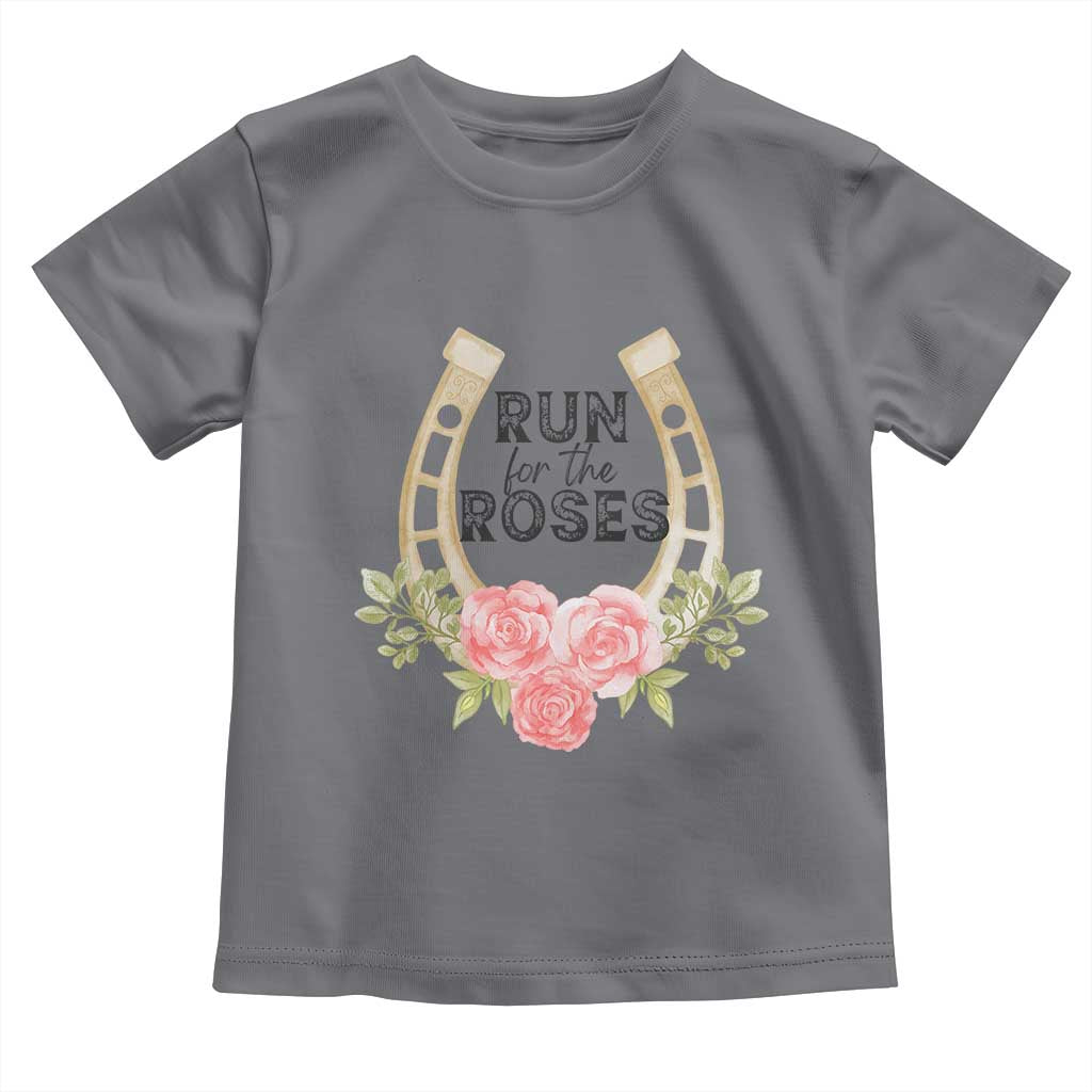 Ky Derby Horse Racing Toddler T Shirt Horses and Roses