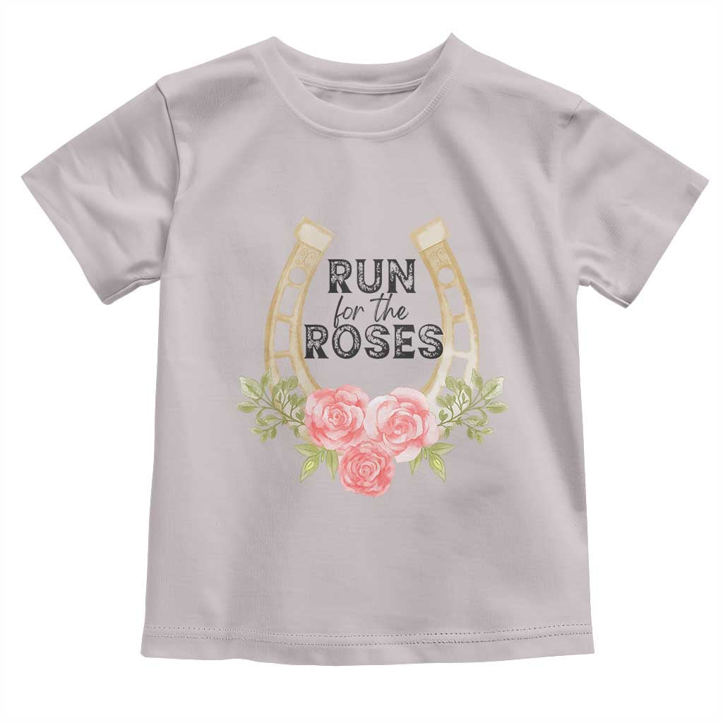 Ky Derby Horse Racing Toddler T Shirt Horses and Roses