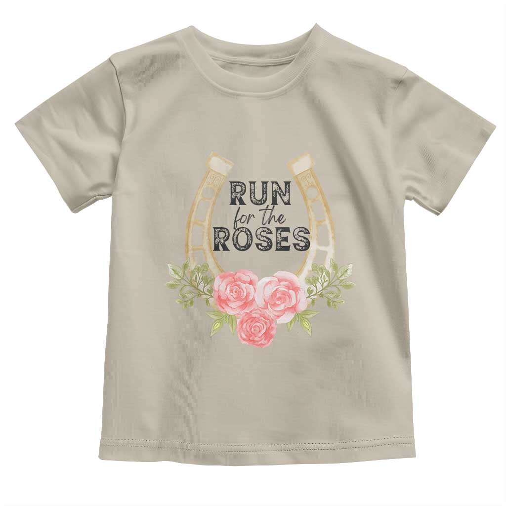 Ky Derby Horse Racing Toddler T Shirt Horses and Roses