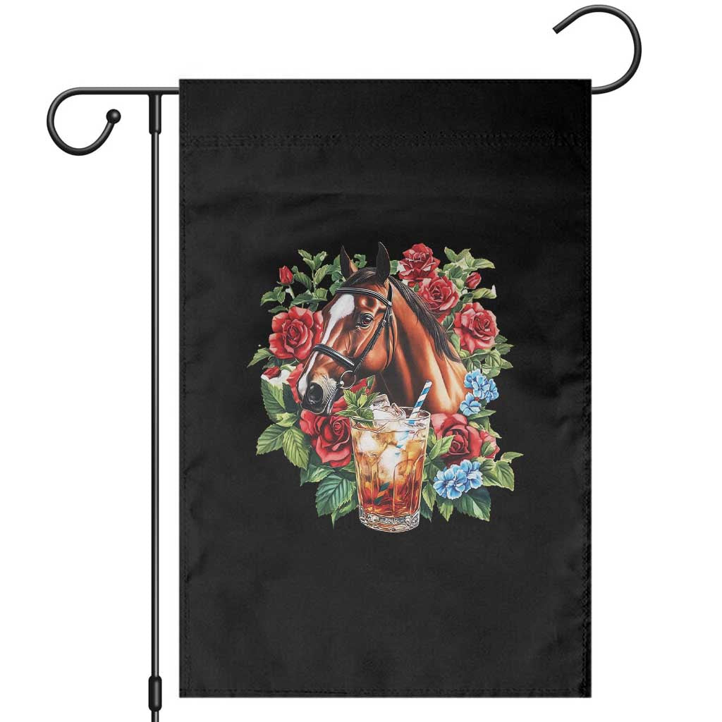 Ky Derby Day Party Garden Flag Mint Juleps and Roses Horse Racing