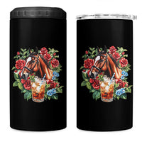 Ky Derby Day Party 4 in 1 Can Cooler Tumbler Mint Juleps and Roses Horse Racing