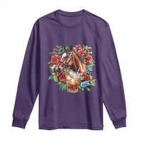 Ky Derby Day Party Long Sleeve Shirt Mint Juleps and Roses Horse Racing