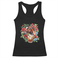 Ky Derby Day Party Racerback Tank Top Mint Juleps and Roses Horse Racing