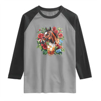 Ky Derby Day Party Raglan Shirt Mint Juleps and Roses Horse Racing