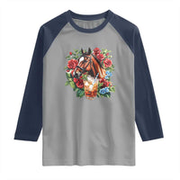 Ky Derby Day Party Raglan Shirt Mint Juleps and Roses Horse Racing