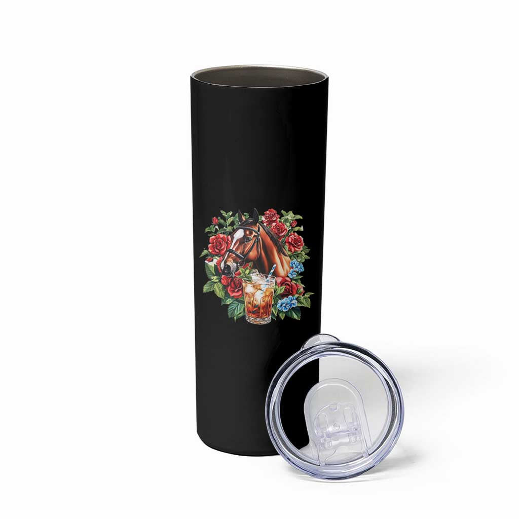 Ky Derby Day Party Skinny Tumbler Mint Juleps and Roses Horse Racing