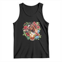 Ky Derby Day Party Tank Top Mint Juleps and Roses Horse Racing