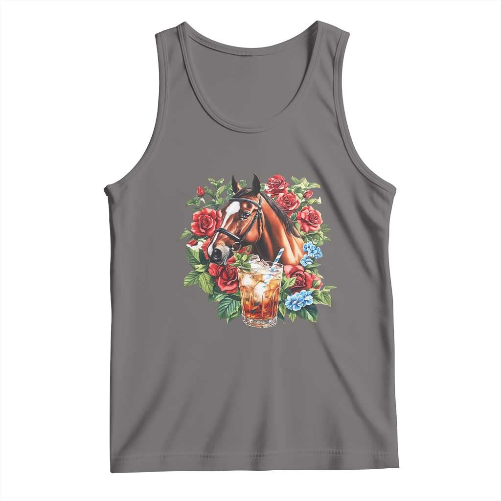 Ky Derby Day Party Tank Top Mint Juleps and Roses Horse Racing