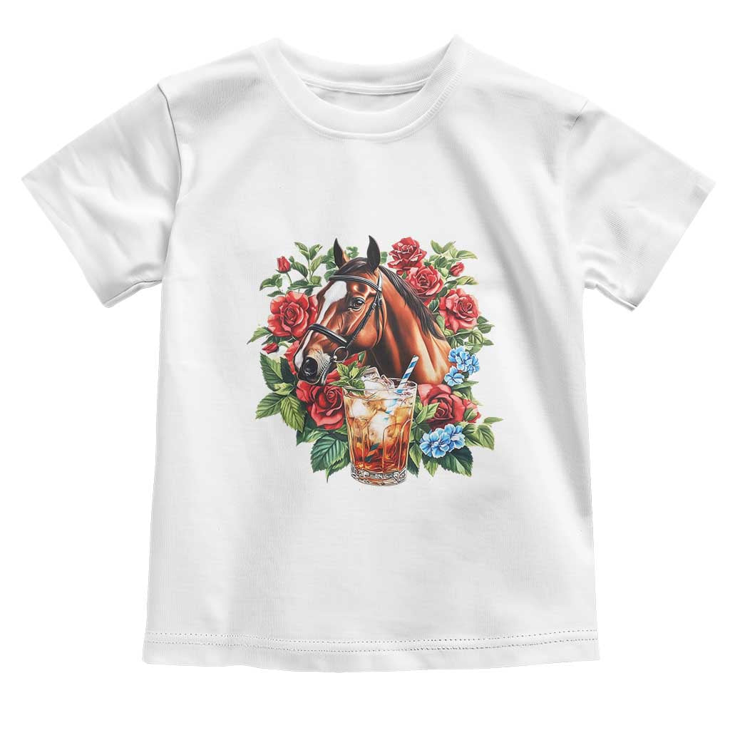 Ky Derby Day Party Toddler T Shirt Mint Juleps and Roses Horse Racing