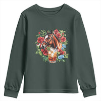 Ky Derby Day Party Youth Sweatshirt Mint Juleps and Roses Horse Racing