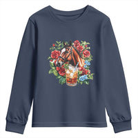 Ky Derby Day Party Youth Sweatshirt Mint Juleps and Roses Horse Racing