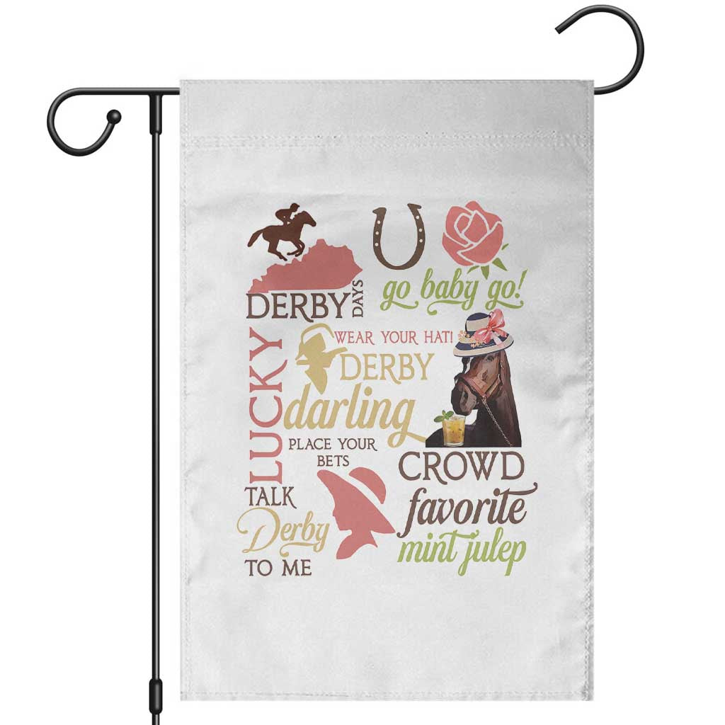 Talk Derby To Me Garden Flag Horse Riders Ky Racing Day