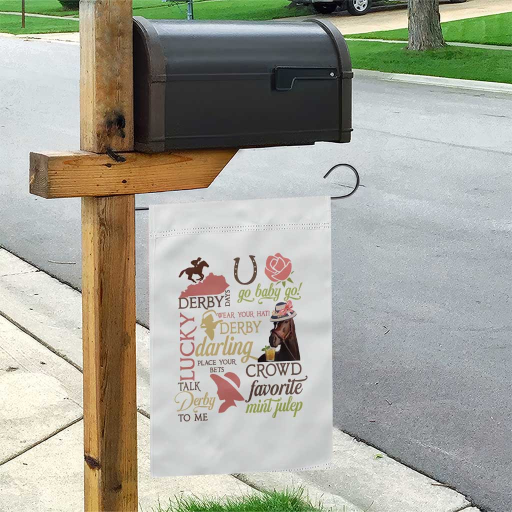 Talk Derby To Me Garden Flag Horse Riders Ky Racing Day