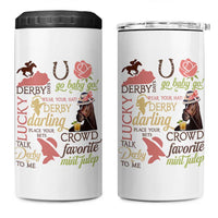 Talk Derby To Me 4 in 1 Can Cooler Tumbler Horse Riders Ky Racing Day