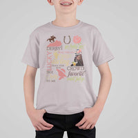 Talk Derby To Me T Shirt For Kid Horse Riders Ky Racing Day