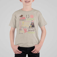 Talk Derby To Me T Shirt For Kid Horse Riders Ky Racing Day