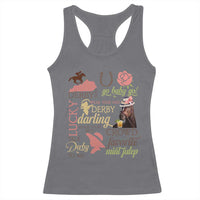 Talk Derby To Me Racerback Tank Top Horse Riders Ky Racing Day