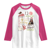 Talk Derby To Me Raglan Shirt Horse Riders Ky Racing Day