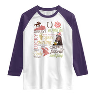 Talk Derby To Me Raglan Shirt Horse Riders Ky Racing Day