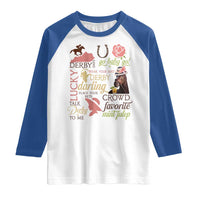Talk Derby To Me Raglan Shirt Horse Riders Ky Racing Day