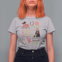 Talk Derby To Me T Shirt For Women Horse Riders Ky Racing Day