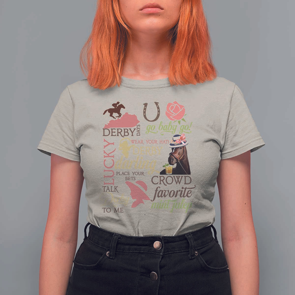 Talk Derby To Me T Shirt For Women Horse Riders Ky Racing Day