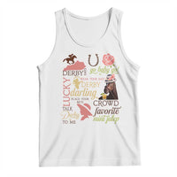 Talk Derby To Me Tank Top Horse Riders Ky Racing Day
