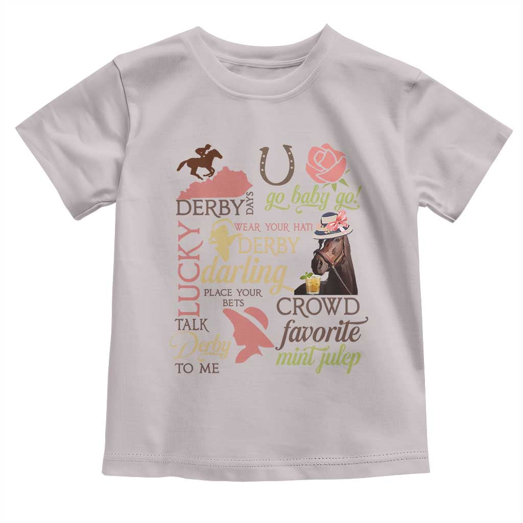 Talk Derby To Me Toddler T Shirt Horse Riders Ky Racing Day
