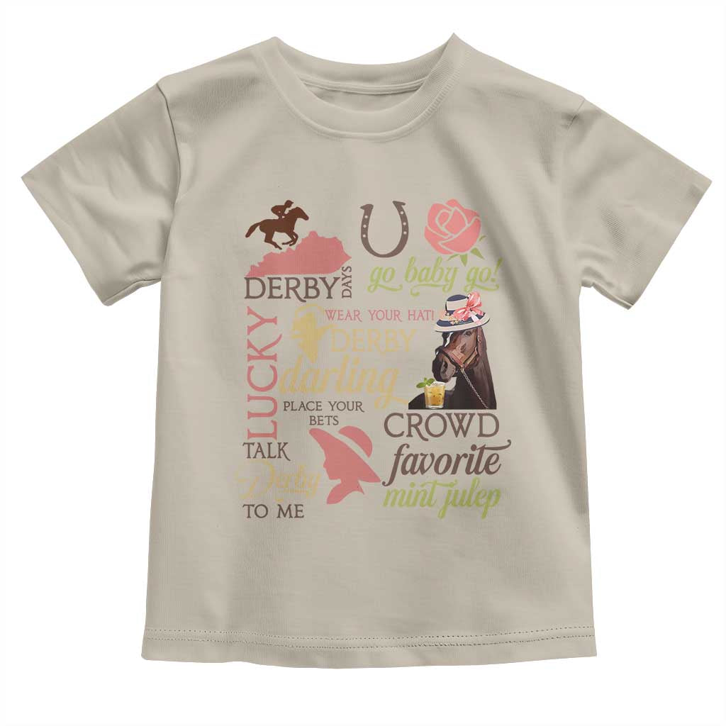 Talk Derby To Me Toddler T Shirt Horse Riders Ky Racing Day