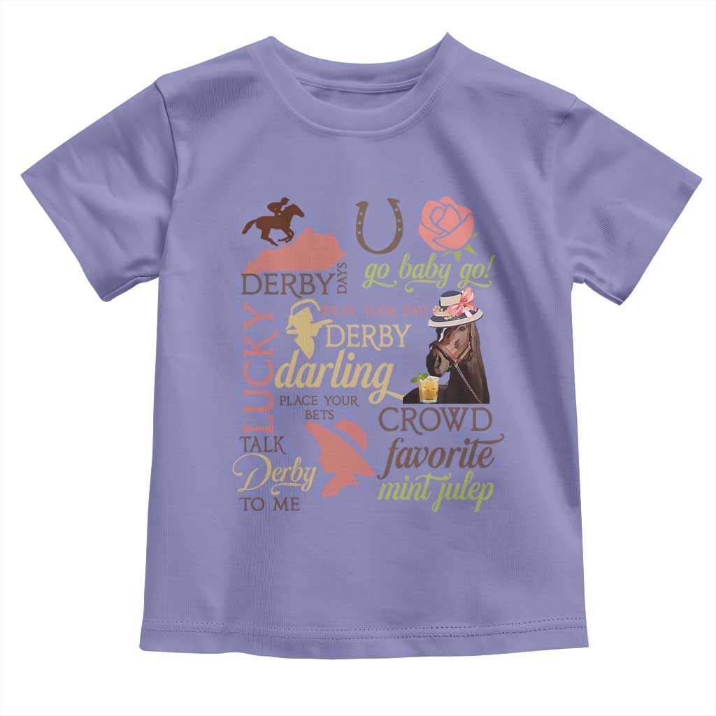 Talk Derby To Me Toddler T Shirt Horse Riders Ky Racing Day