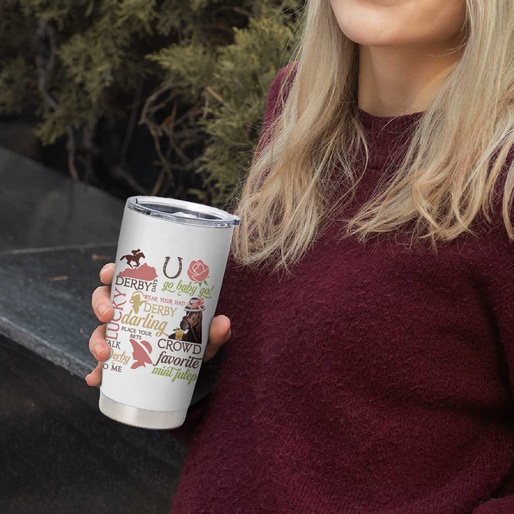 Talk Derby To Me Tumbler Cup Horse Riders Ky Racing Day