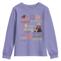 Talk Derby To Me Youth Sweatshirt Horse Riders Ky Racing Day