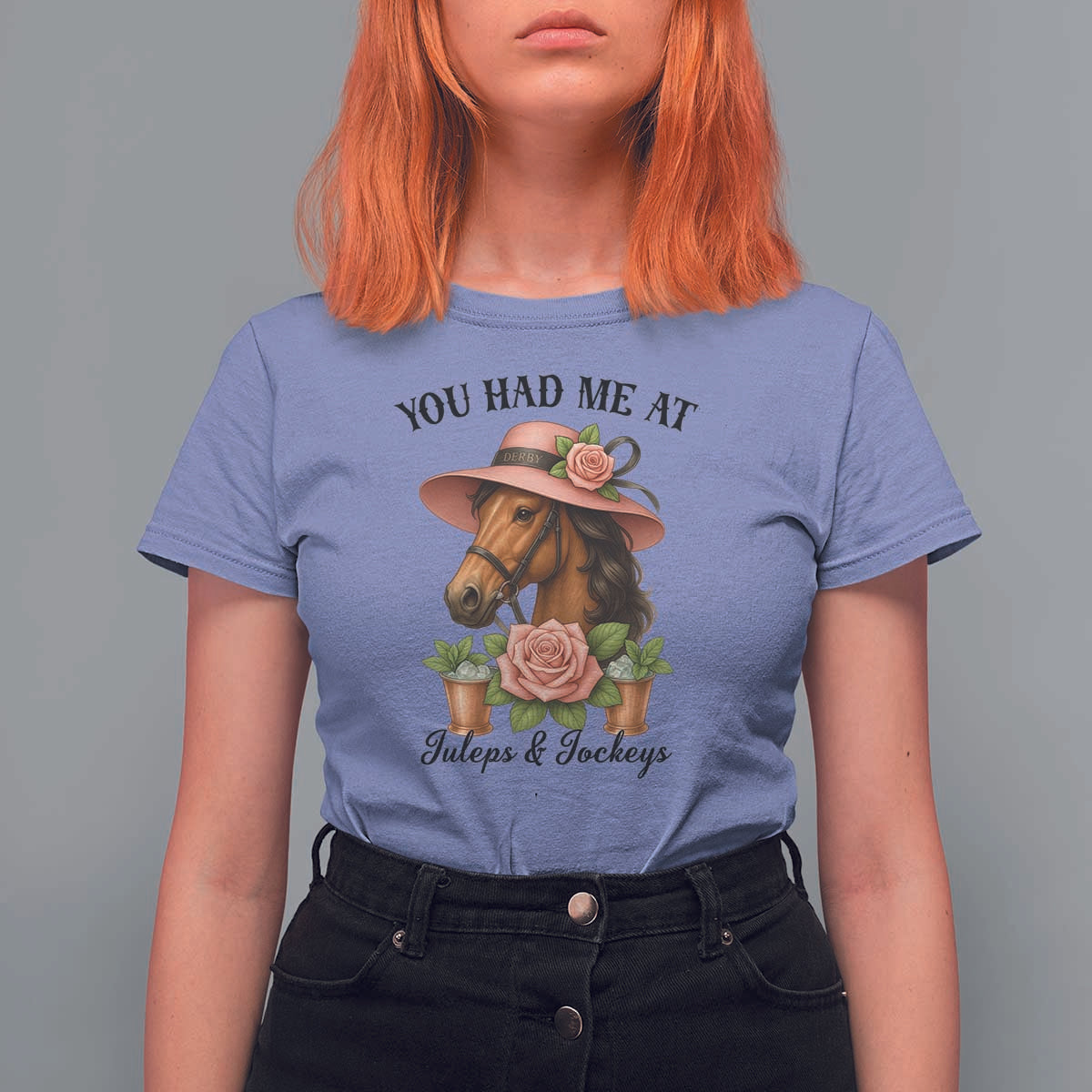 Funny Ky Derby Horse Racing T Shirt For Women You Had Me At Juleps and Jockeys
