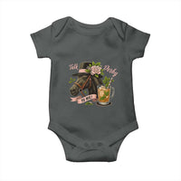 Talk Derby To Me Baby Onesie Ky Horse Racing Mint Julep and Roses