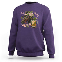 Talk Derby To Me Sweatshirt Ky Horse Racing Mint Julep and Roses