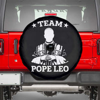 Team Pope Leo XIV Spare Tire Cover Vintage Catholic Faith Historical Religious Support