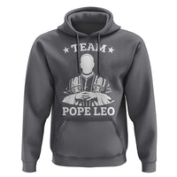 Team Pope Leo XIV Hoodie Vintage Catholic Faith Historical Religious Support